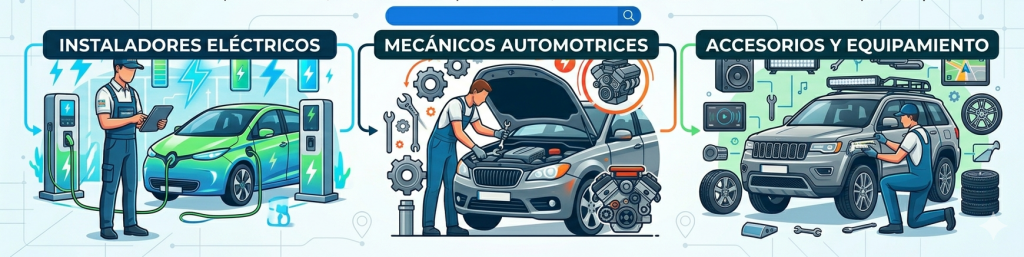Directorio de instaladores de accesorios y partes automotrices en ecuador