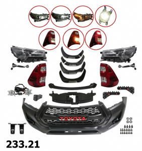 BODY KIT PARA TOYOTA HILUX REVO2015-18 D/CAB 4X4 A HILUX 4X42021-23