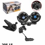 VENTILADOR PLASTICO DE  5 ASPASCABECERA  360° 5V2.1A